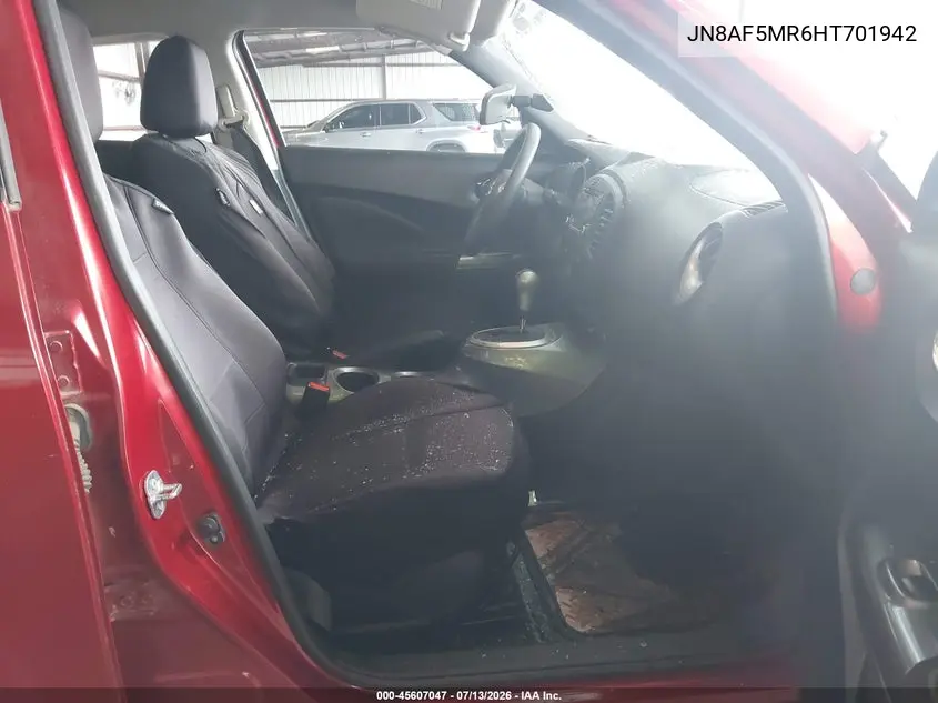 2017 Nissan Juke S VIN: JN8AF5MR6HT701942 Lot: 45607047
