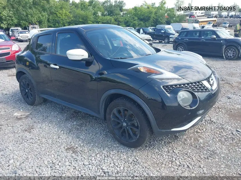 2017 Nissan Juke Sv VIN: JN8AF5MR6HT704095 Lot: 45615946
