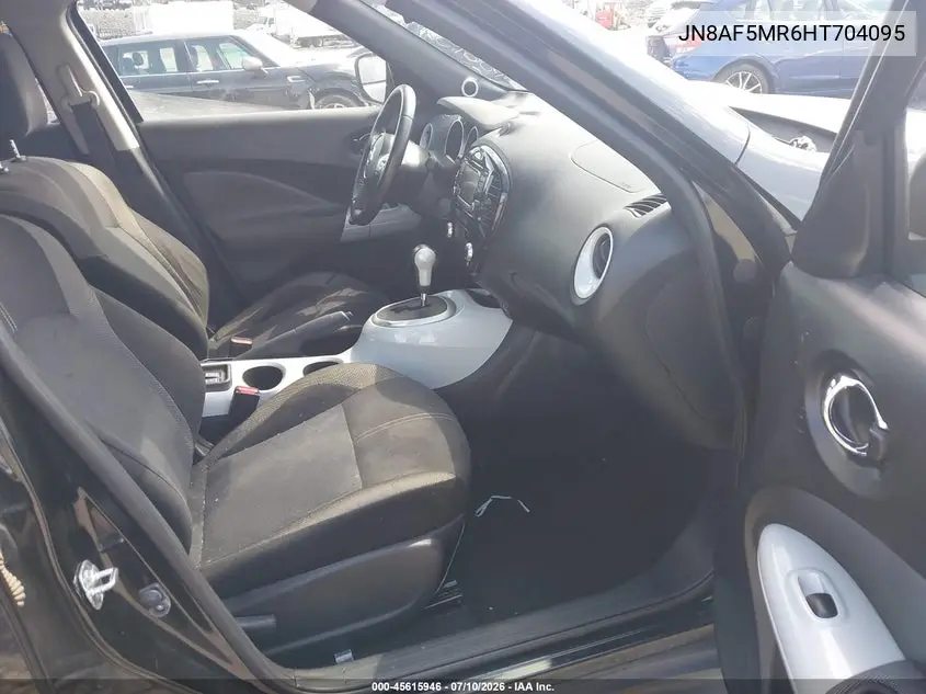 2017 Nissan Juke Sv VIN: JN8AF5MR6HT704095 Lot: 45615946