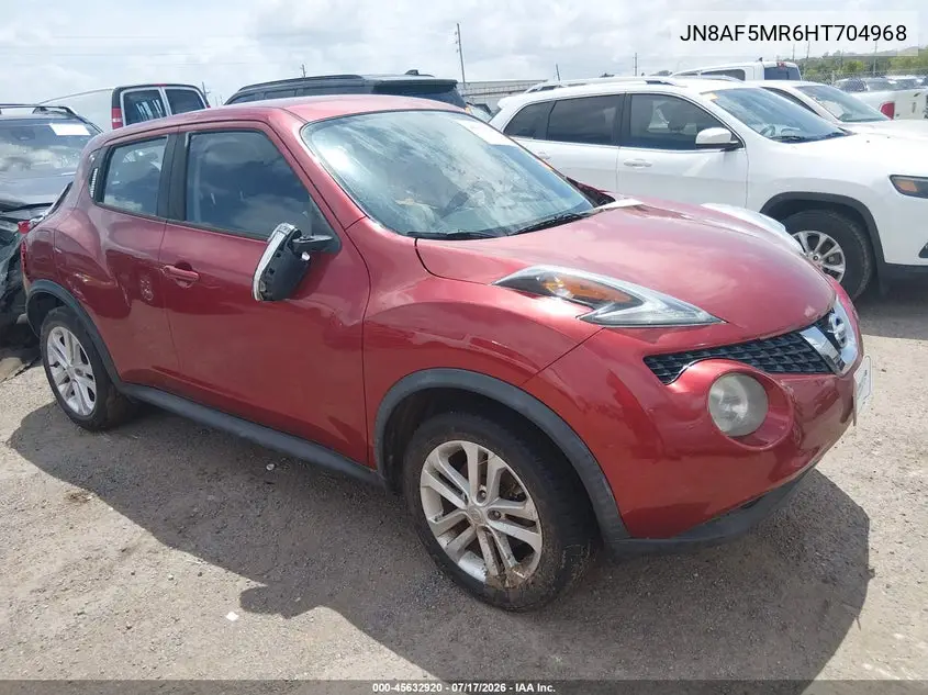 2017 Nissan Juke S VIN: JN8AF5MR6HT704968 Lot: 45632920
