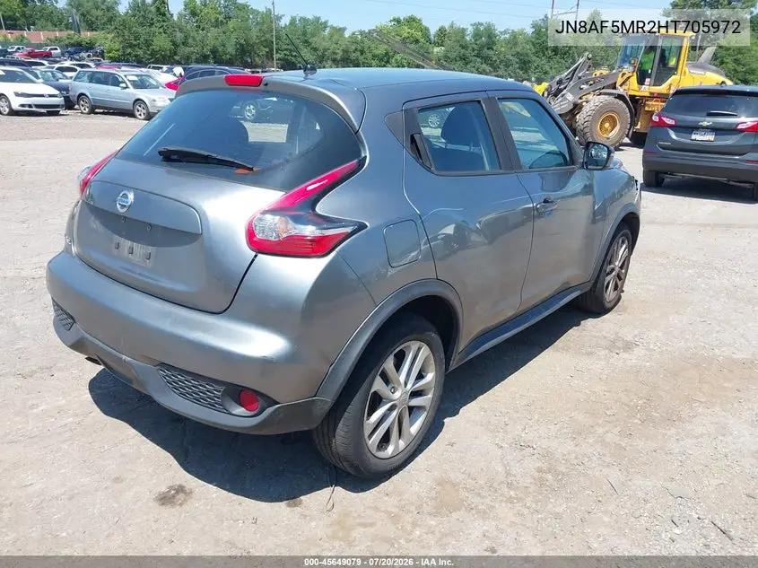 2017 Nissan Juke S VIN: JN8AF5MR2HT705972 Lot: 45649079