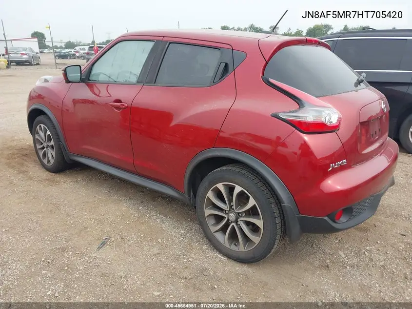 2017 Nissan Juke Sl VIN: JN8AF5MR7HT705420 Lot: 45654951