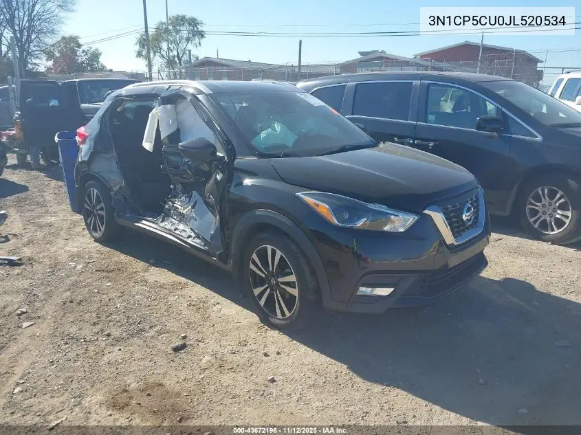 3N1CP5CU0JL520534 2018 Nissan Kicks Sr