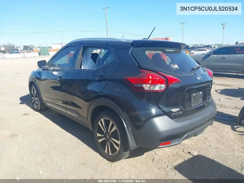 3N1CP5CU0JL520534 2018 Nissan Kicks Sr