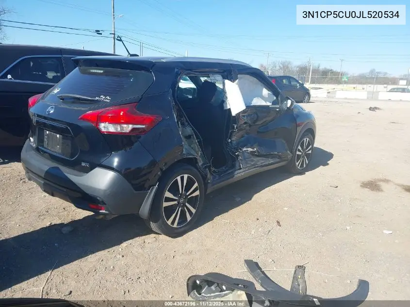 3N1CP5CU0JL520534 2018 Nissan Kicks Sr