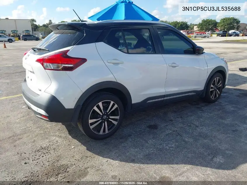 3N1CP5CU3JL535688 2018 Nissan Kicks Sr