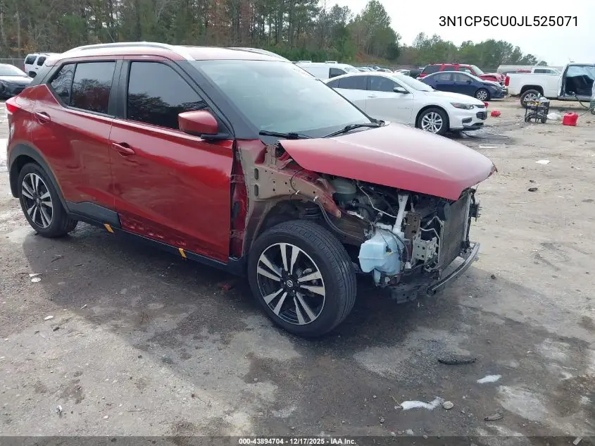 3N1CP5CU0JL525071 2018 Nissan Kicks Sv