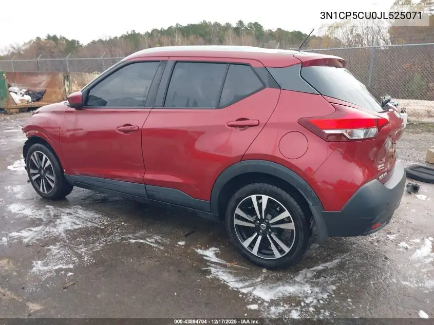 3N1CP5CU0JL525071 2018 Nissan Kicks Sv