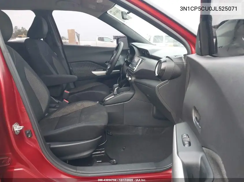3N1CP5CU0JL525071 2018 Nissan Kicks Sv