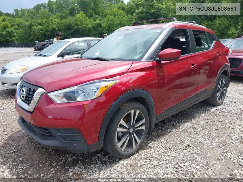 2018 Nissan Kicks Sv VIN: 3N1CP5CU8JL508681 Lot: 45591008