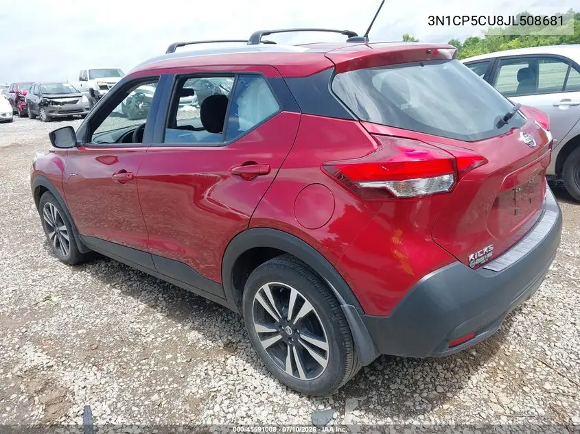 2018 Nissan Kicks Sv VIN: 3N1CP5CU8JL508681 Lot: 45591008