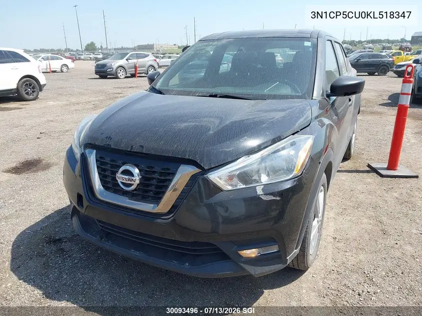 2019 Nissan Kicks VIN: 3N1CP5CU0KL518347 Lot: 30093496
