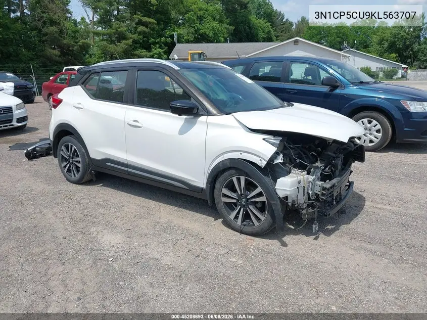 2019 Nissan Kicks Sr VIN: 3N1CP5CU9KL563707 Lot: 45208693