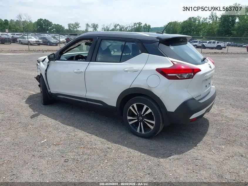 2019 Nissan Kicks Sr VIN: 3N1CP5CU9KL563707 Lot: 45208693