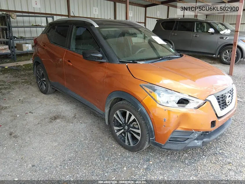 2019 Nissan Kicks Sv VIN: 3N1CP5CU6KL502900 Lot: 45327208