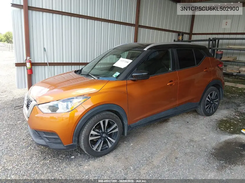2019 Nissan Kicks Sv VIN: 3N1CP5CU6KL502900 Lot: 45327208