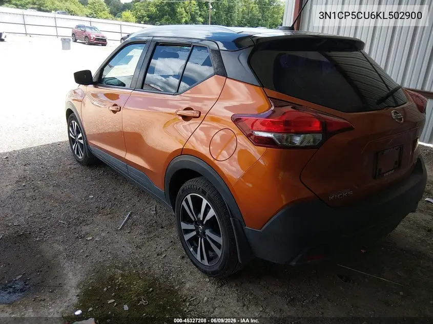 2019 Nissan Kicks Sv VIN: 3N1CP5CU6KL502900 Lot: 45327208