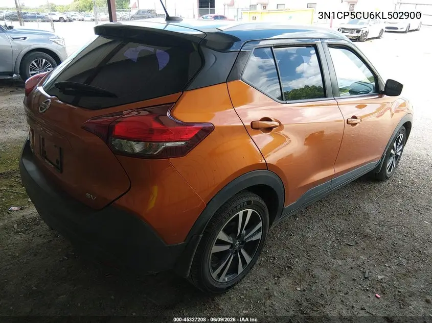 2019 Nissan Kicks Sv VIN: 3N1CP5CU6KL502900 Lot: 45327208