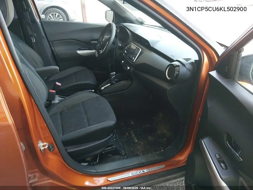 2019 Nissan Kicks Sv VIN: 3N1CP5CU6KL502900 Lot: 45327208