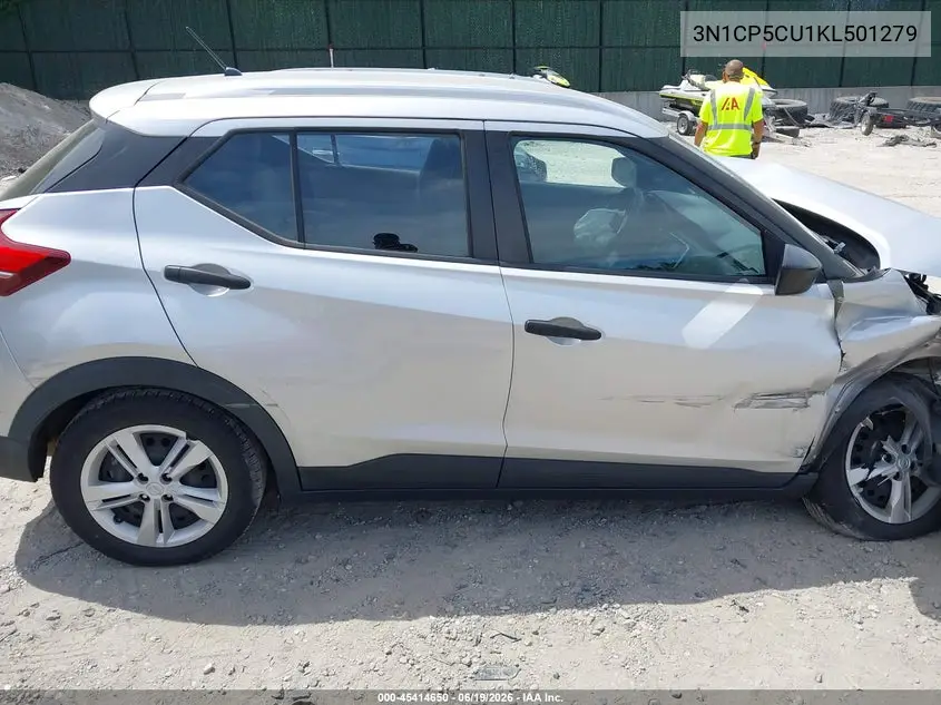 2019 Nissan Kicks S VIN: 3N1CP5CU1KL501279 Lot: 45414650