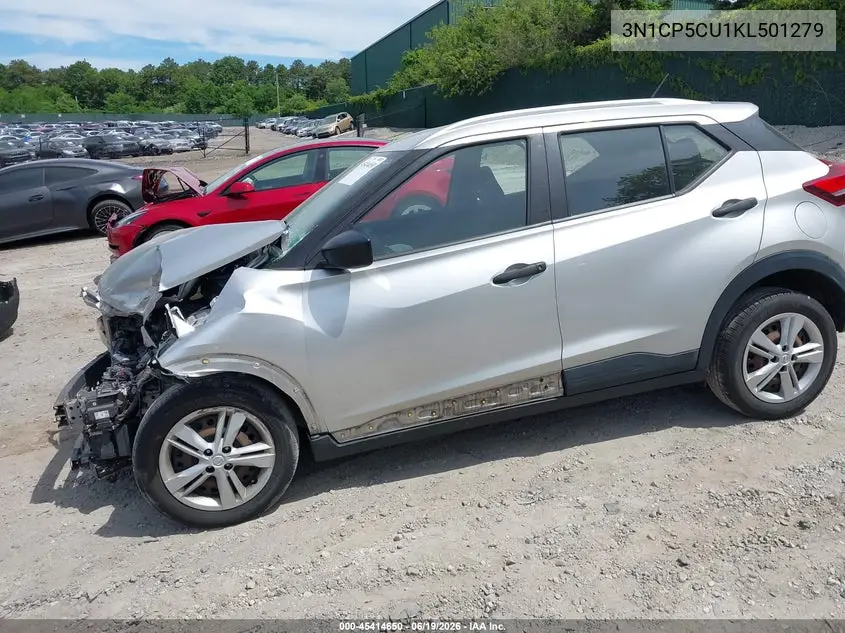 2019 Nissan Kicks S VIN: 3N1CP5CU1KL501279 Lot: 45414650