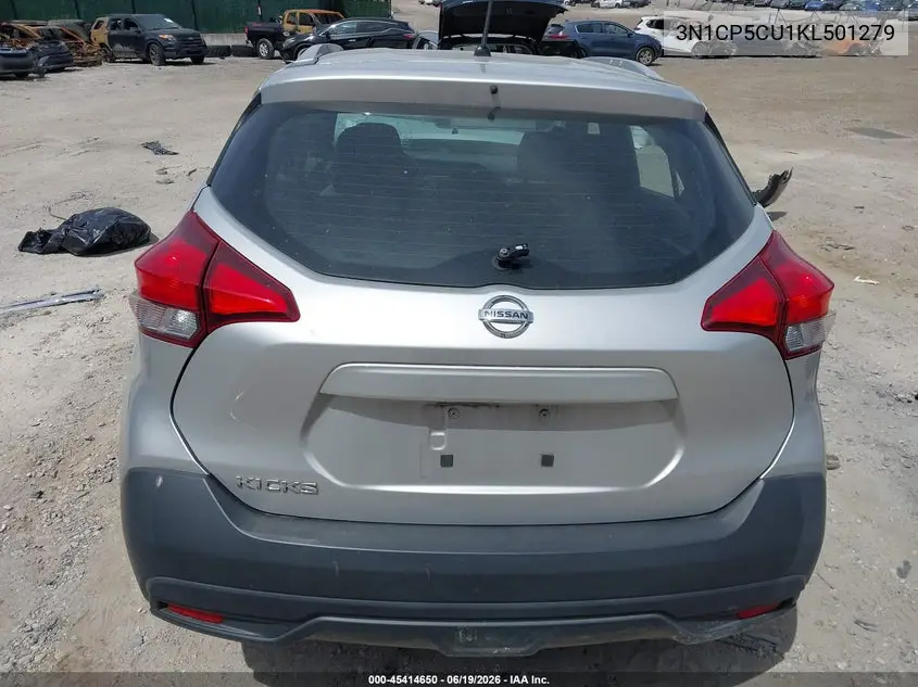 2019 Nissan Kicks S VIN: 3N1CP5CU1KL501279 Lot: 45414650