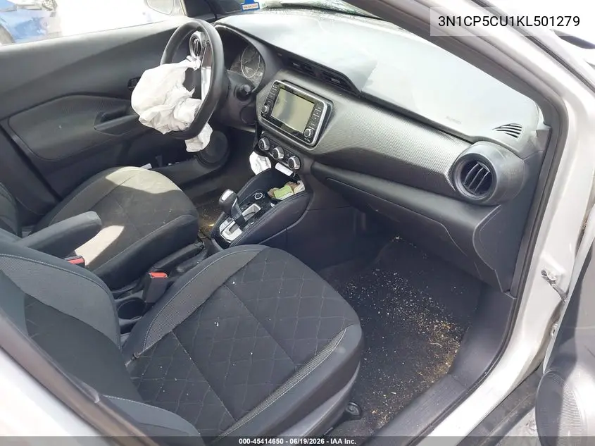 2019 Nissan Kicks S VIN: 3N1CP5CU1KL501279 Lot: 45414650