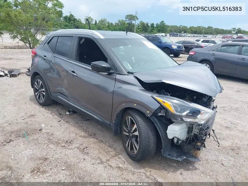 2019 Nissan Kicks Sr VIN: 3N1CP5CU5KL516383 Lot: 45555506