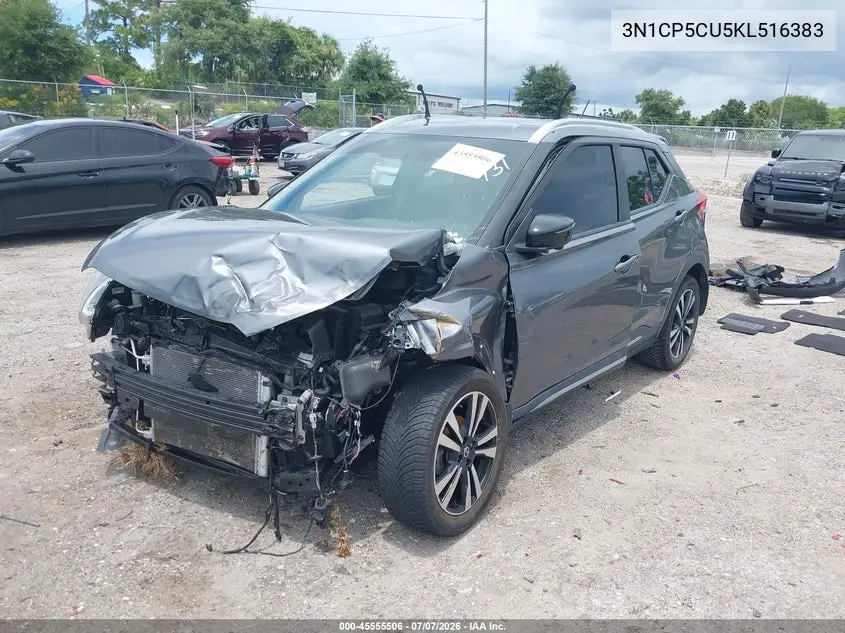 2019 Nissan Kicks Sr VIN: 3N1CP5CU5KL516383 Lot: 45555506