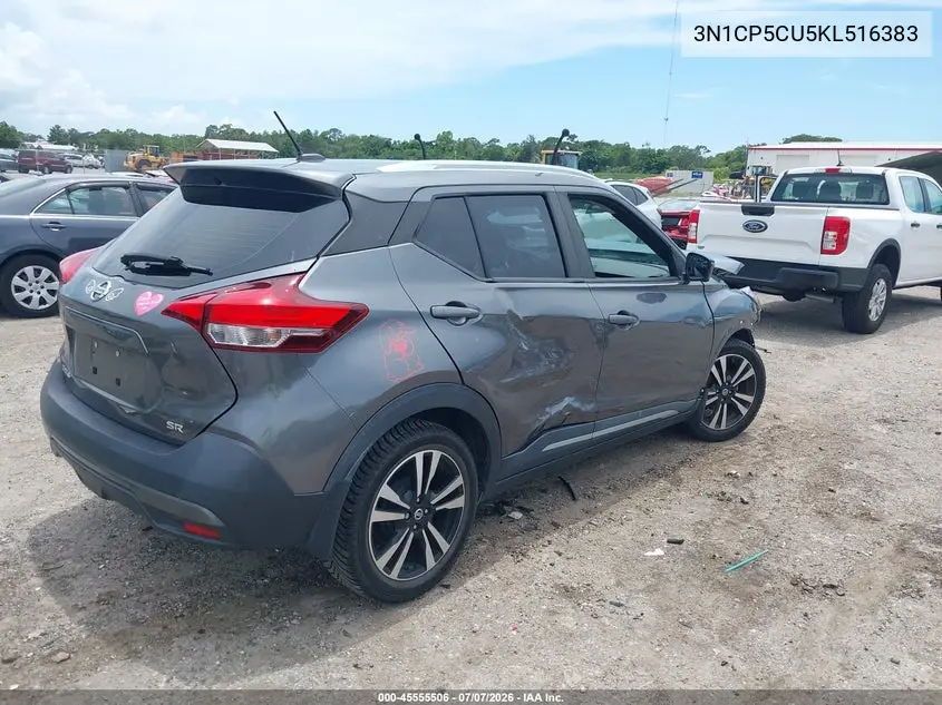 2019 Nissan Kicks Sr VIN: 3N1CP5CU5KL516383 Lot: 45555506