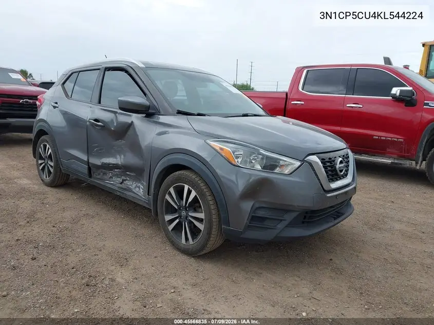 2019 Nissan Kicks Sv VIN: 3N1CP5CU4KL544224 Lot: 45566835
