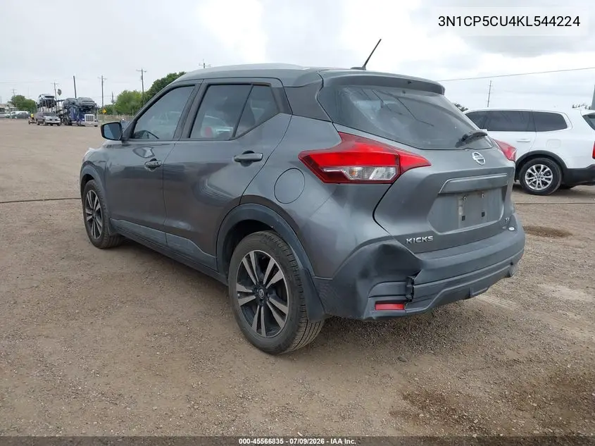 2019 Nissan Kicks Sv VIN: 3N1CP5CU4KL544224 Lot: 45566835