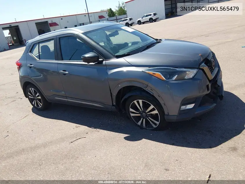 2019 Nissan Kicks Sr VIN: 3N1CP5CUXKL565479 Lot: 45598014
