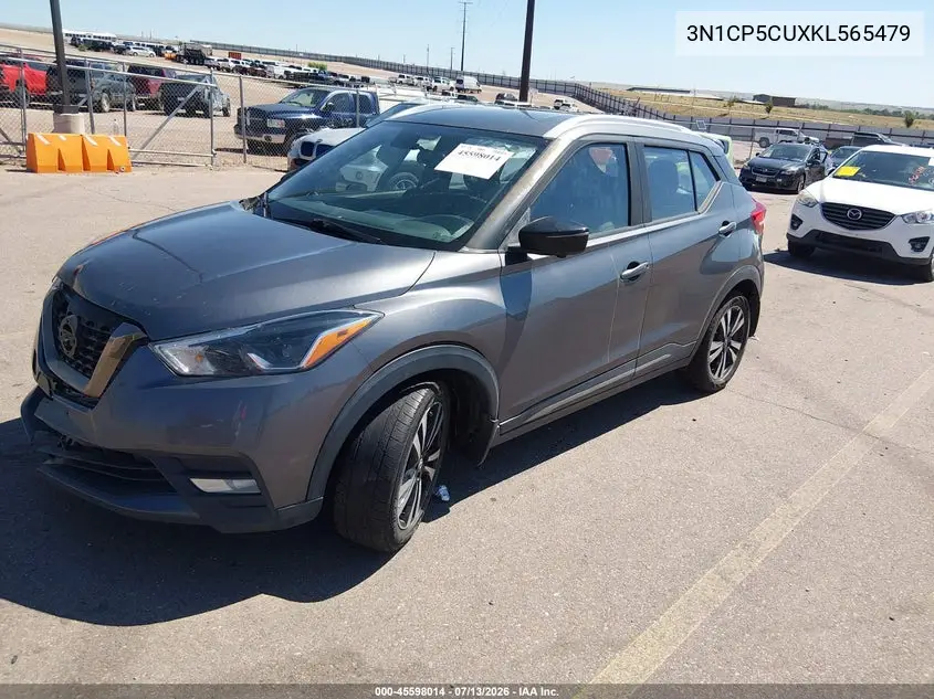 2019 Nissan Kicks Sr VIN: 3N1CP5CUXKL565479 Lot: 45598014