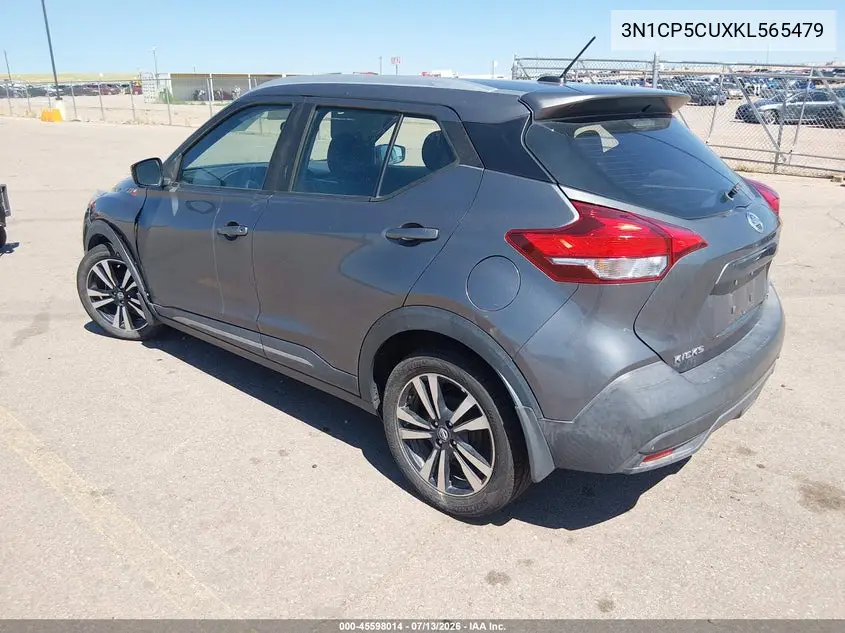 2019 Nissan Kicks Sr VIN: 3N1CP5CUXKL565479 Lot: 45598014