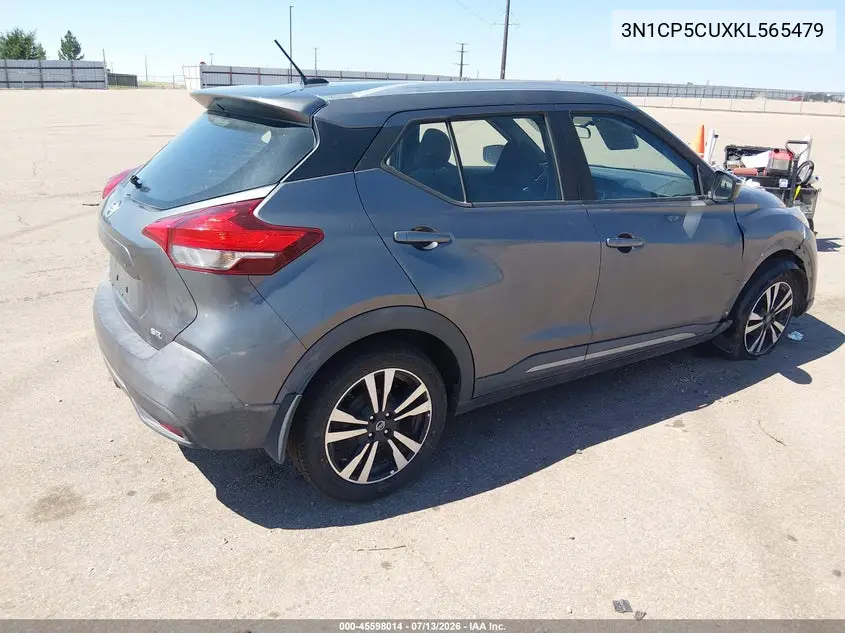 2019 Nissan Kicks Sr VIN: 3N1CP5CUXKL565479 Lot: 45598014