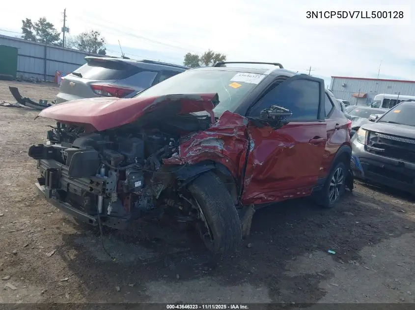 3N1CP5DV7LL500128 2020 Nissan Kicks Sr Xtronic Cvt