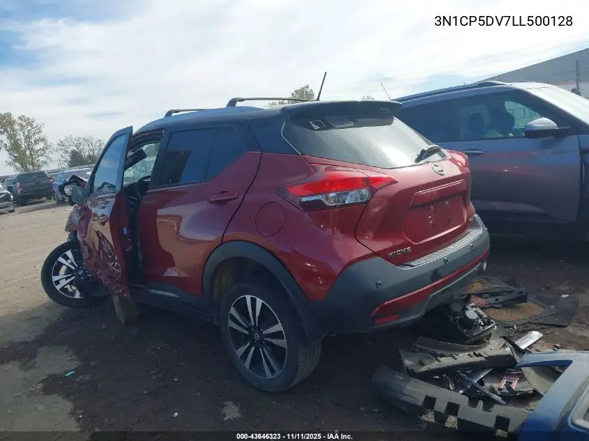 3N1CP5DV7LL500128 2020 Nissan Kicks Sr Xtronic Cvt
