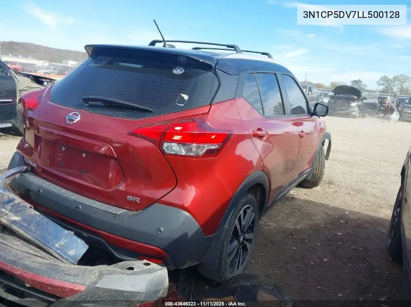 3N1CP5DV7LL500128 2020 Nissan Kicks Sr Xtronic Cvt