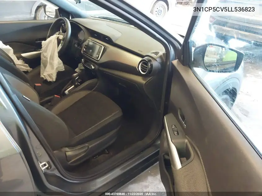 3N1CP5CV5LL536823 2020 Nissan Kicks Sv Xtronic Cvt