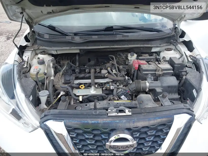 2020 Nissan Kicks S Xtronic Cvt VIN: 3N1CP5BV8LL544156 Lot: 45327072