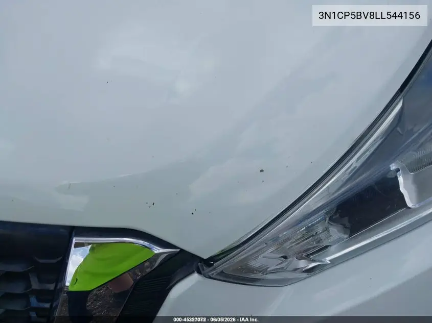 2020 Nissan Kicks S Xtronic Cvt VIN: 3N1CP5BV8LL544156 Lot: 45327072