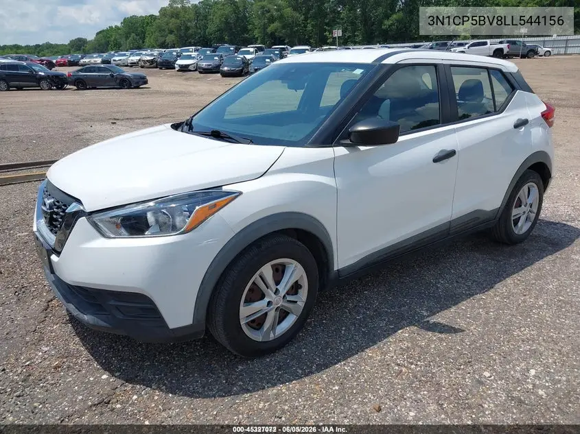 2020 Nissan Kicks S Xtronic Cvt VIN: 3N1CP5BV8LL544156 Lot: 45327072
