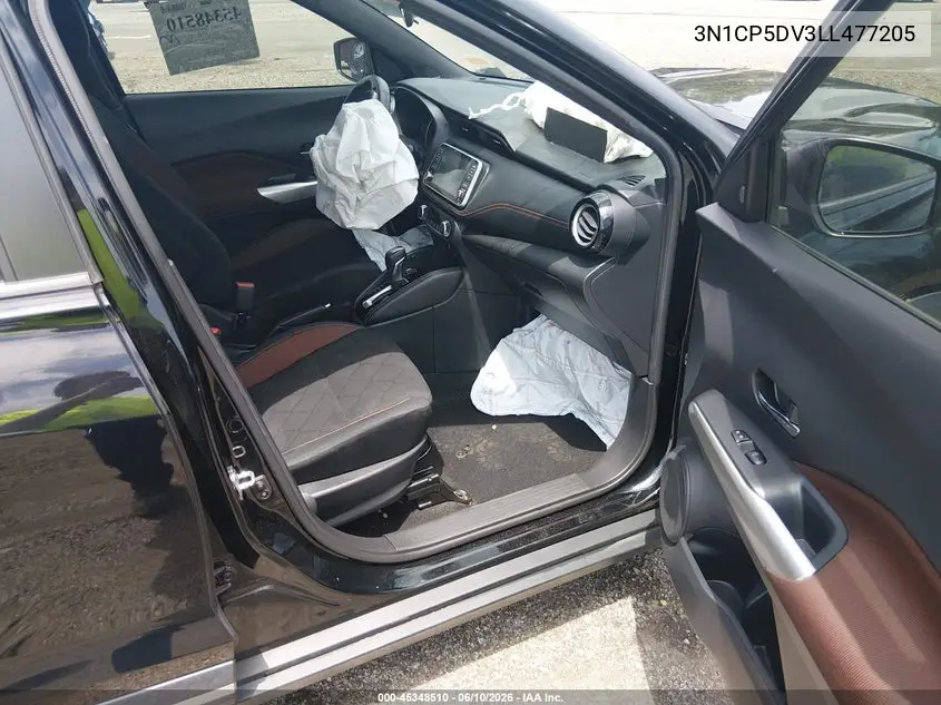 2020 Nissan Kicks Sr Xtronic Cvt VIN: 3N1CP5DV3LL477205 Lot: 45348510