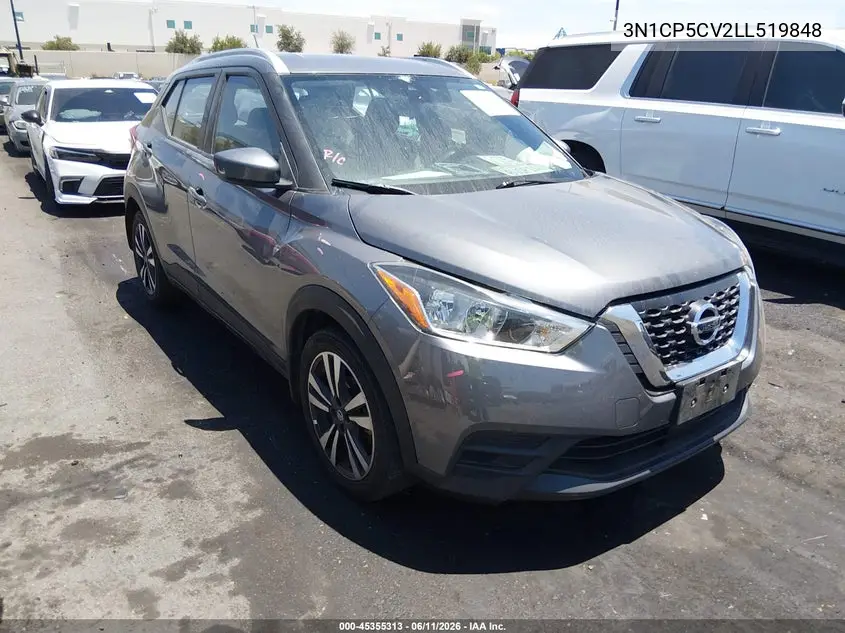 2020 Nissan Kicks Sv Xtronic Cvt VIN: 3N1CP5CV2LL519848 Lot: 45355313