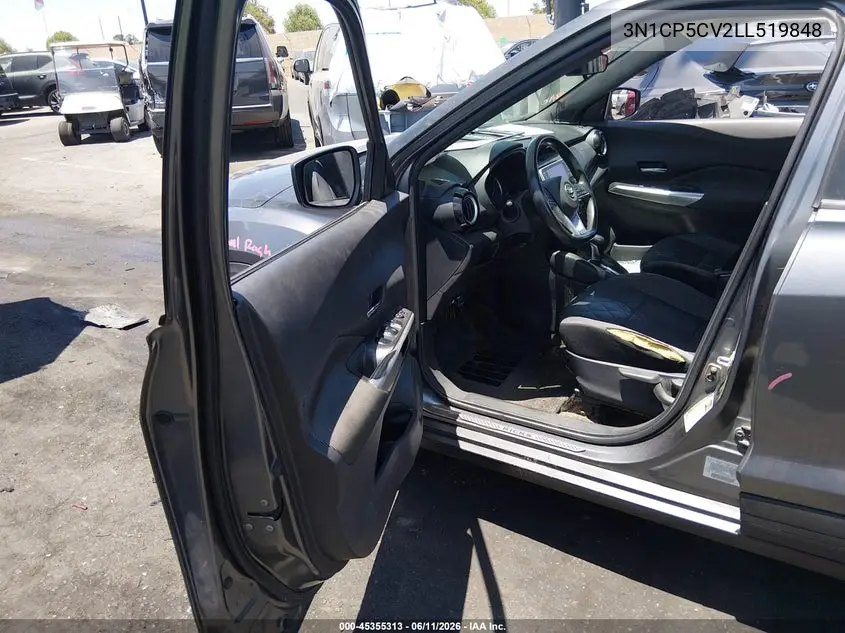 2020 Nissan Kicks Sv Xtronic Cvt VIN: 3N1CP5CV2LL519848 Lot: 45355313
