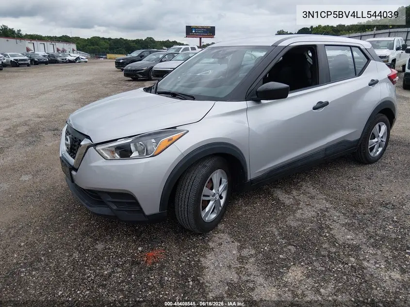 2020 Nissan Kicks S Xtronic Cvt VIN: 3N1CP5BV4LL544039 Lot: 45408545