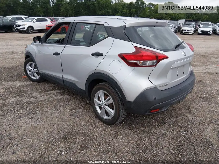 2020 Nissan Kicks S Xtronic Cvt VIN: 3N1CP5BV4LL544039 Lot: 45408545