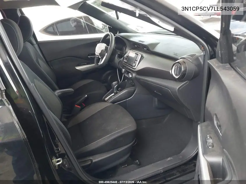 2020 Nissan Kicks Sv Xtronic Cvt VIN: 3N1CP5CV7LL543059 Lot: 45625448