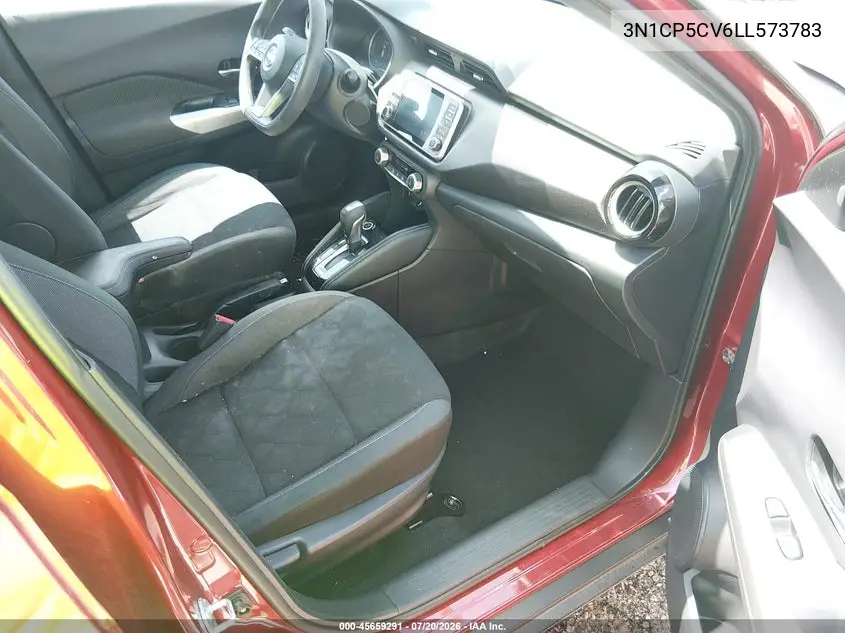 2020 Nissan Kicks Sv Xtronic Cvt VIN: 3N1CP5CV6LL573783 Lot: 45659291